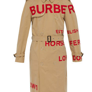Burberry Horseferry Print Cotton Gabardine Trench